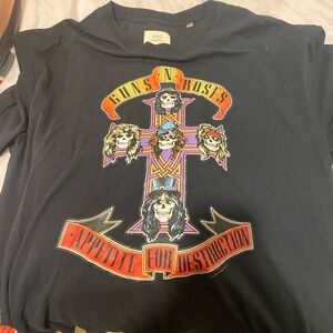Fear of God collection one Guns n Roses appetite for destruction oversized t